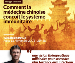 Comment la medecine chinoise concoit le systeme immunitaire - conference philippe sionneau